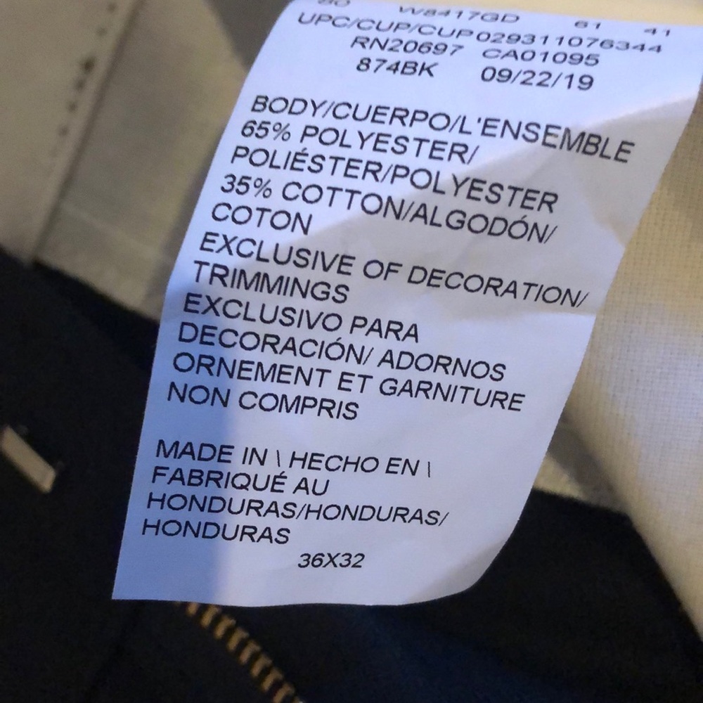 (Black) dickie pants 874 - Picture 3 of 3